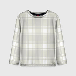 Лонгслив детский Checked white completely, цвет: 3D-принт