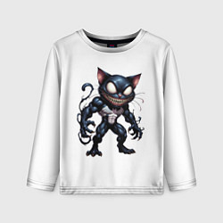 Лонгслив детский Гибрид Венома и Чеширского кота, цвет: 3D-принт