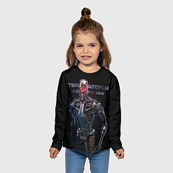 Лонгслив детский T-800, цвет: 3D-принт — фото 2