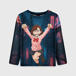Лонгслив детский Сиратори Айра в ярости, цвет: 3D-принт