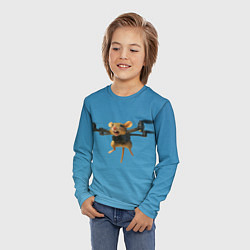 Лонгслив детский Маусини Кводрокоптини мем, цвет: 3D-принт — фото 2