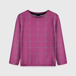 Лонгслив детский Color pink stripes, цвет: 3D-принт