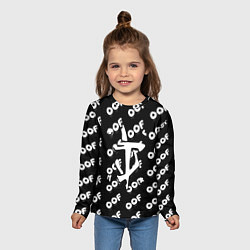 Лонгслив детский Doom off black, цвет: 3D-принт — фото 2