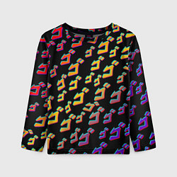 Лонгслив детский JoJo bizarre adventure - glitch, цвет: 3D-принт