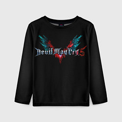 Лонгслив детский Devil may cry 5 лого, цвет: 3D-принт