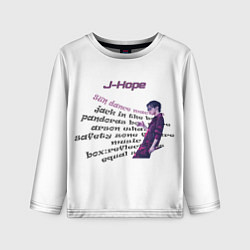 Лонгслив детский J-Hope - BTS, цвет: 3D-принт