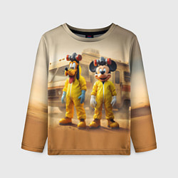Детский лонгслив Mickey and Pluto - Breaking bad soap opera