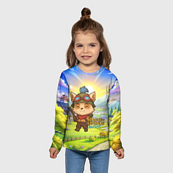 Лонгслив детский League of legends Тимо, цвет: 3D-принт — фото 2