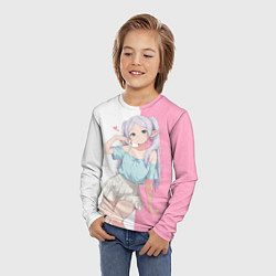 Лонгслив детский Frieren the sorceress, цвет: 3D-принт — фото 2