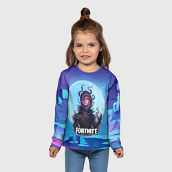 Лонгслив детский Рейвен Fortnite, цвет: 3D-принт — фото 2