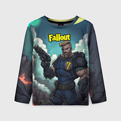 Лонгслив детский Fallout седьмой, цвет: 3D-принт