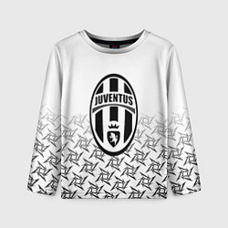 Лонгслив детский Ювентус паттерн ниндзя, цвет: 3D-принт