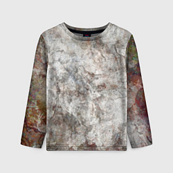 Детский лонгслив Абстракция - gray limestone