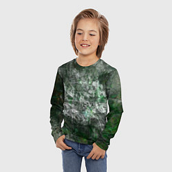 Лонгслив детский Абстракция - acid boom, цвет: 3D-принт — фото 2