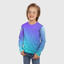 Лонгслив детский Color multi-colored gradient, цвет: 3D-принт — фото 2