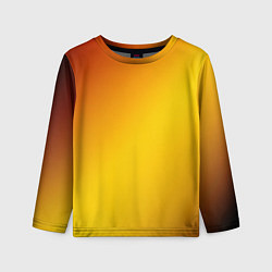 Детский лонгслив Color yellow red gradient