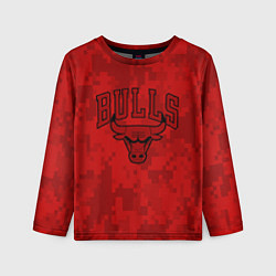 Лонгслив детский NBA Bulls, цвет: 3D-принт