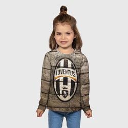 Лонгслив детский Juventus, цвет: 3D-принт — фото 2