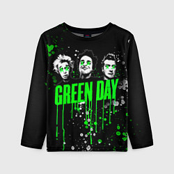 Лонгслив детский Green Day: Acid Colour, цвет: 3D-принт