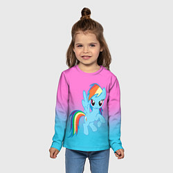 Лонгслив детский My Little Pony, цвет: 3D-принт — фото 2