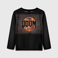 Детский лонгслив DOOM Fire