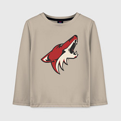 Лонгслив хлопковый детский Phoenix Coyotes, цвет: миндальный