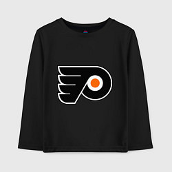 Лонгслив хлопковый детский Philadelphia Flyers, цвет: черный