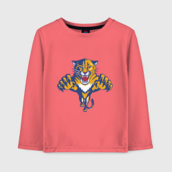 Лонгслив хлопковый детский Florida Panthers, цвет: коралловый