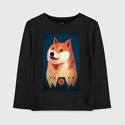 Детский лонгслив Wow Doge