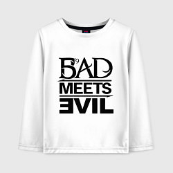 Детский лонгслив Bad Meets Evil