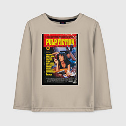 Лонгслив хлопковый детский Pulp Fiction Cover, цвет: миндальный