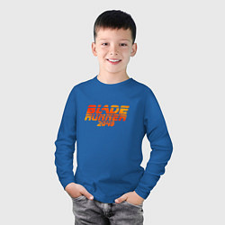 Лонгслив хлопковый детский Blade Runner 2049, цвет: синий — фото 2