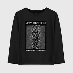 Лонгслив хлопковый детский Joy Division: Unknown Pleasures, цвет: черный