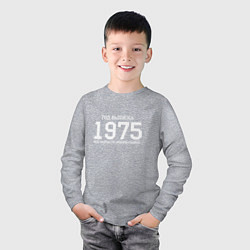 Лонгслив хлопковый детский Год выпуска 1975, цвет: меланж — фото 2