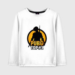 Детский лонгслив PUBG Top 1
