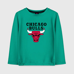 Лонгслив хлопковый детский Chicago Bulls, цвет: зеленый