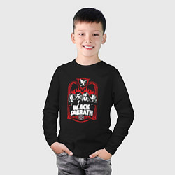 Лонгслив хлопковый детский Black Sabbath Collective, цвет: черный — фото 2