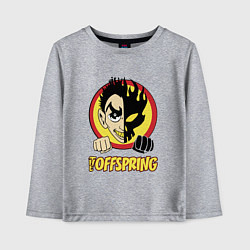 Лонгслив хлопковый детский The Offspring Boy, цвет: меланж