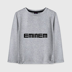 Лонгслив хлопковый детский Eminem: minimalism, цвет: меланж