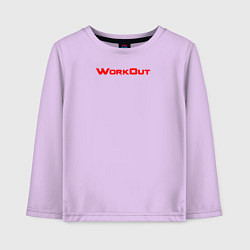 Детский лонгслив Фитнес Городских Улиц