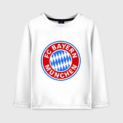 Лонгслив хлопковый детский Bayern Munchen FC, цвет: белый