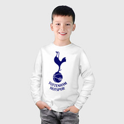 Лонгслив хлопковый детский Tottenham FC, цвет: белый — фото 2