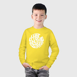Лонгслив хлопковый детский J-Hope: On the Street, цвет: желтый — фото 2