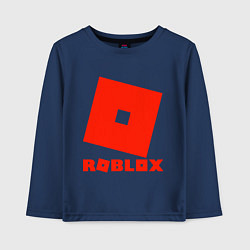 Детский лонгслив Roblox Logo