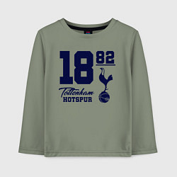 Лонгслив хлопковый детский FC Tottenham 1882, цвет: авокадо
