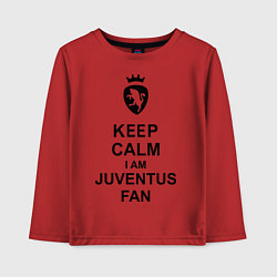 Детский лонгслив Keep Calm & Juventus fan