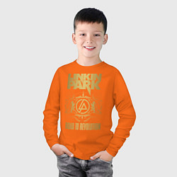 Лонгслив хлопковый детский Linkin Park: Road to Revolution, цвет: оранжевый — фото 2