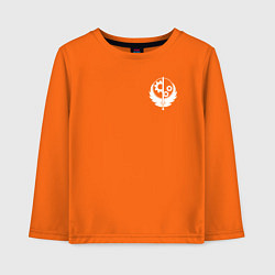 Лонгслив хлопковый детский Fallout: Brotherhood of Steel, цвет: оранжевый