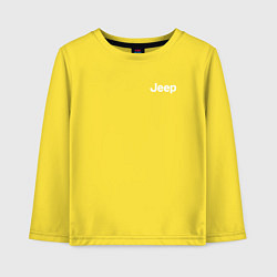 Лонгслив хлопковый детский JEEP, цвет: желтый