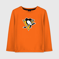 Лонгслив хлопковый детский Pittsburgh Penguins: Evgeni Malkin, цвет: оранжевый